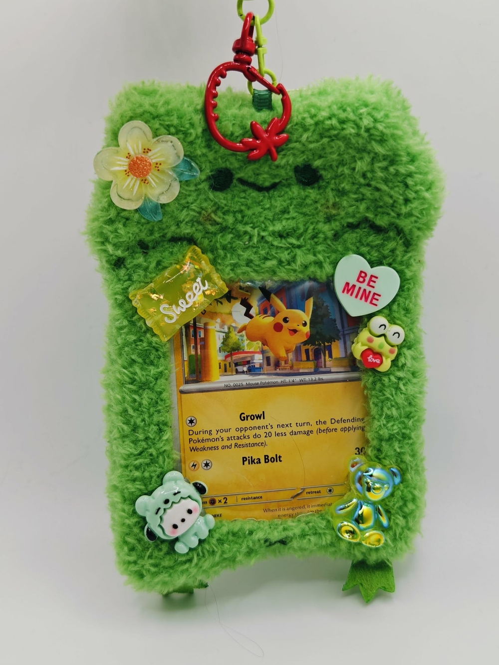 Kawaii Frog Purse/Bag Charm For Card Or Photo Display 💚